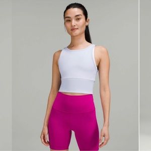 Lululemon Power Pivot Tank *Rib, Pale Blue, size 6